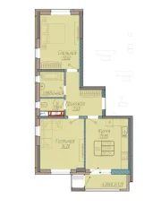 2-х комнатная квартира