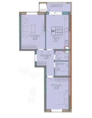 2-х комнатная квартира